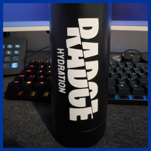 logo water bottle