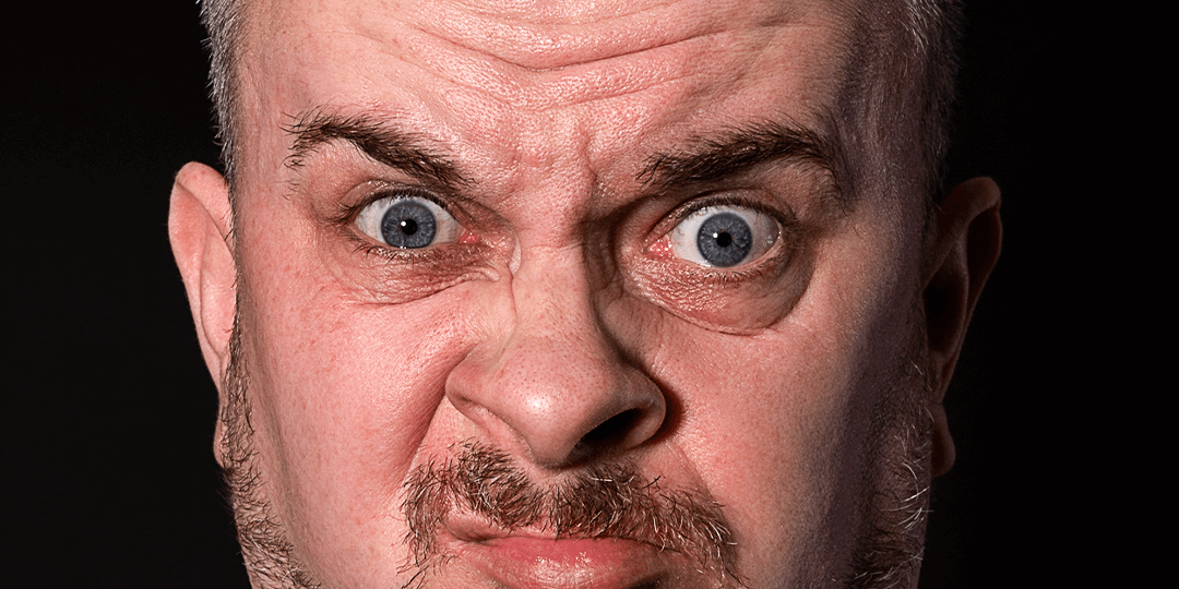 Radge Scary Face Gamer