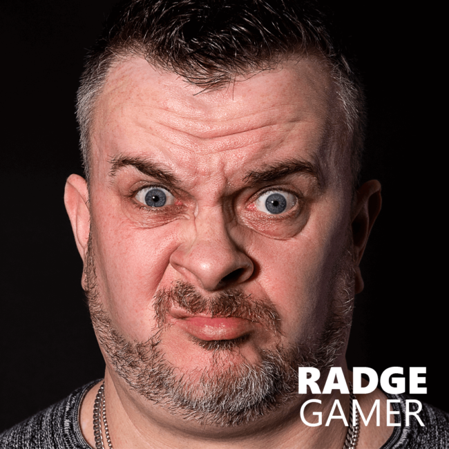 Radge Scary Face Gamer Radge Scary Face Gamer